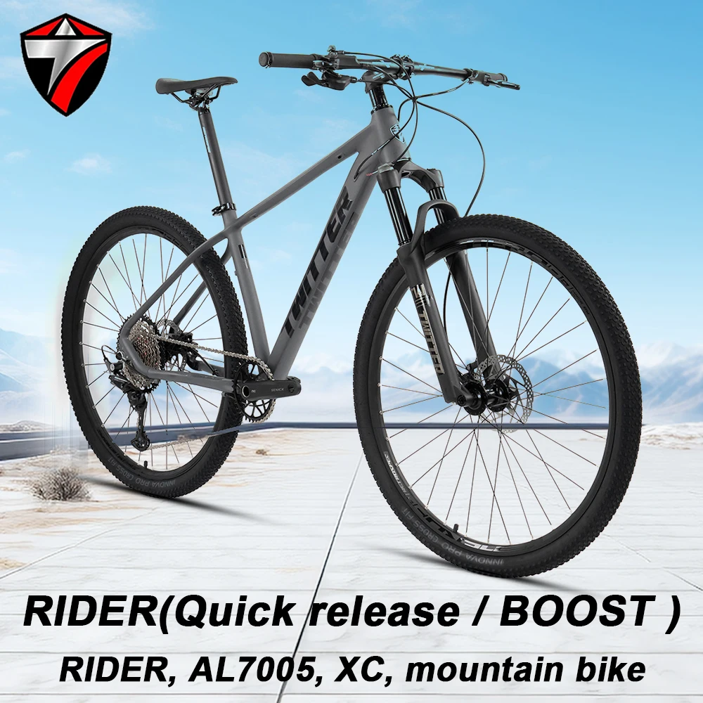 

Горный велосипед TWITTER 27.5/29 дюймов, алюминиевая рама, 12/24 скорости, гидравлические дисковые тормоза, внутренняя проводка тросов, для города и бездорожья