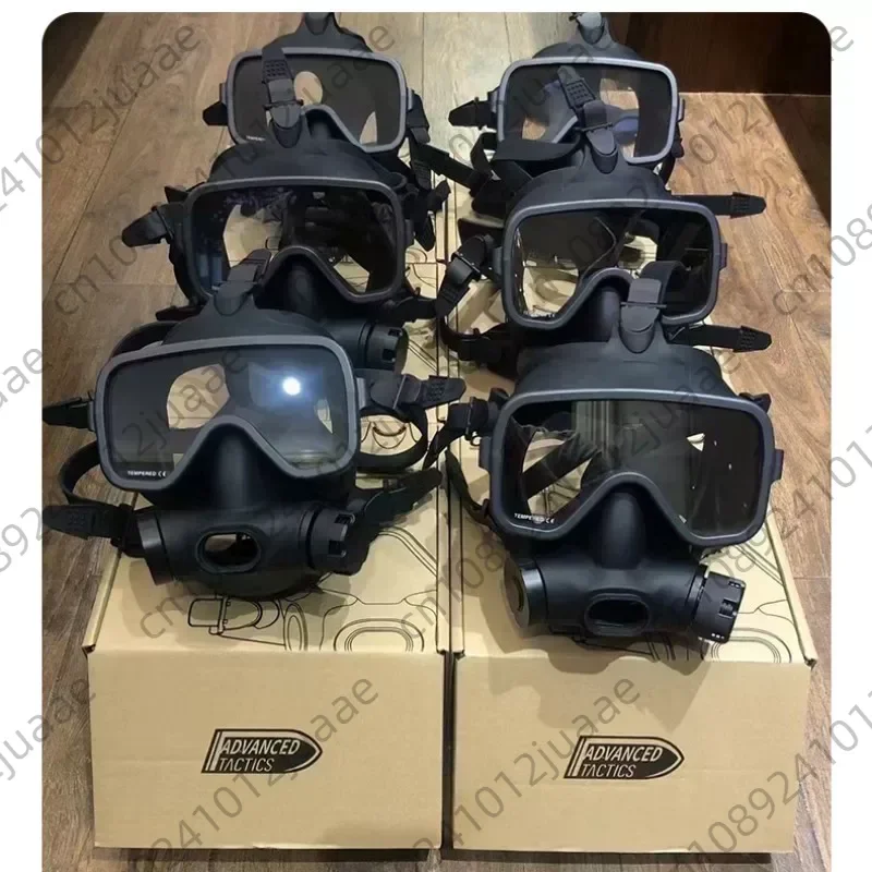 Full Face Diving Mask Scuba Diving Comprehensive Mirror All Black Professional Submersible Equipment