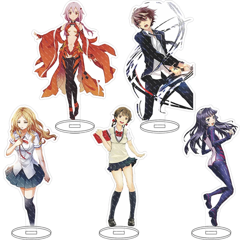 

16CM Anime Figure Guilty Crown Ouma Shu Tsutsugami Gai Yuzuriha Inori Shinomiya Ayase Tsugumi Cos Acrylic Stand Ornaments Gifts