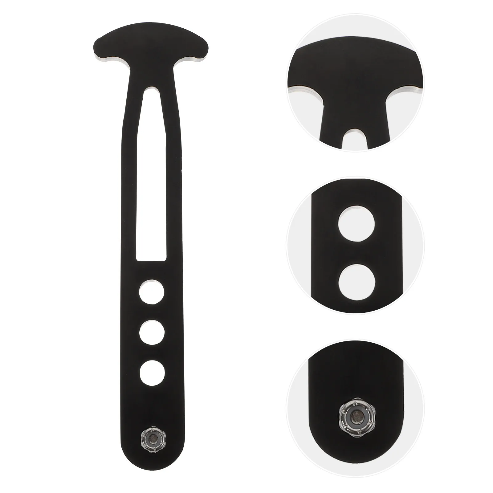 1Pcs 3 Holes Rubber Buckle Safety Retaining Belt for Ship Expansion Ladder Anti-Aging Wear Resistant Marine Hardware