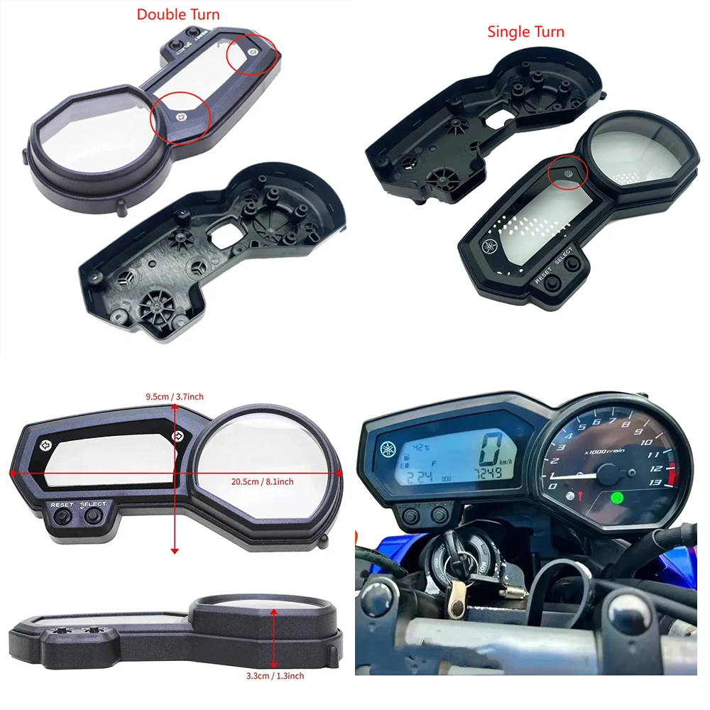 

Крышка приборной панели для Yamaha FZ1 FZ1N FZ1S FZ6 FZ6N FZ6R 2006-2013, спидометр, тахометр, защитная приборная панель мотоцикла