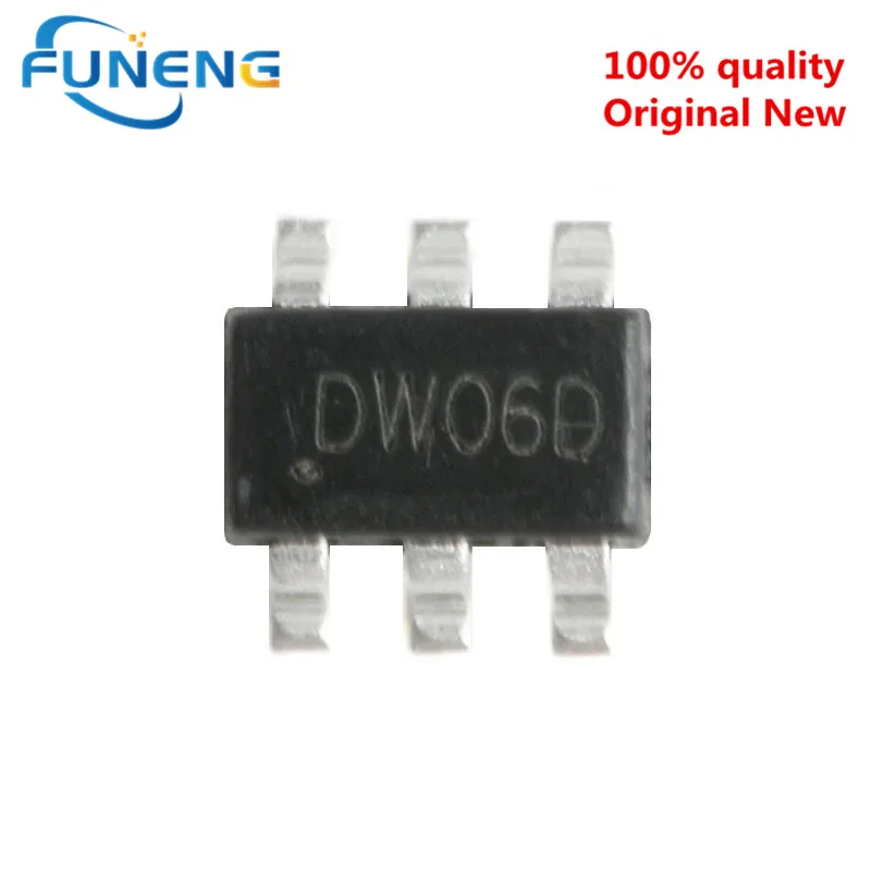 50PCS  DW06D DW07D SOT-23-6 SOT23-6 SOT23 Two-in-one Lithium Battery Protection Power Chip IC