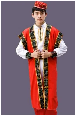 

Chinese style Xinjiang dance costume male Uyghur art examination performance set