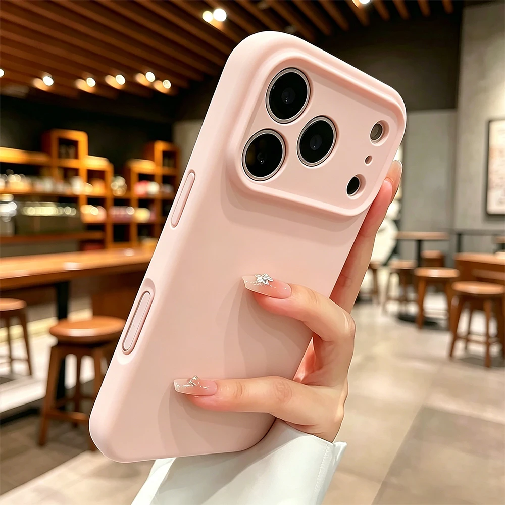 Hülle für iPhone 18 Pro Max Hüllen iPhone 17 Hülle Luxuriöse Matte Bonbonfarbene Weiche Handyhülle für iPhone 16 Plus 15 14 13 12 11 Funda