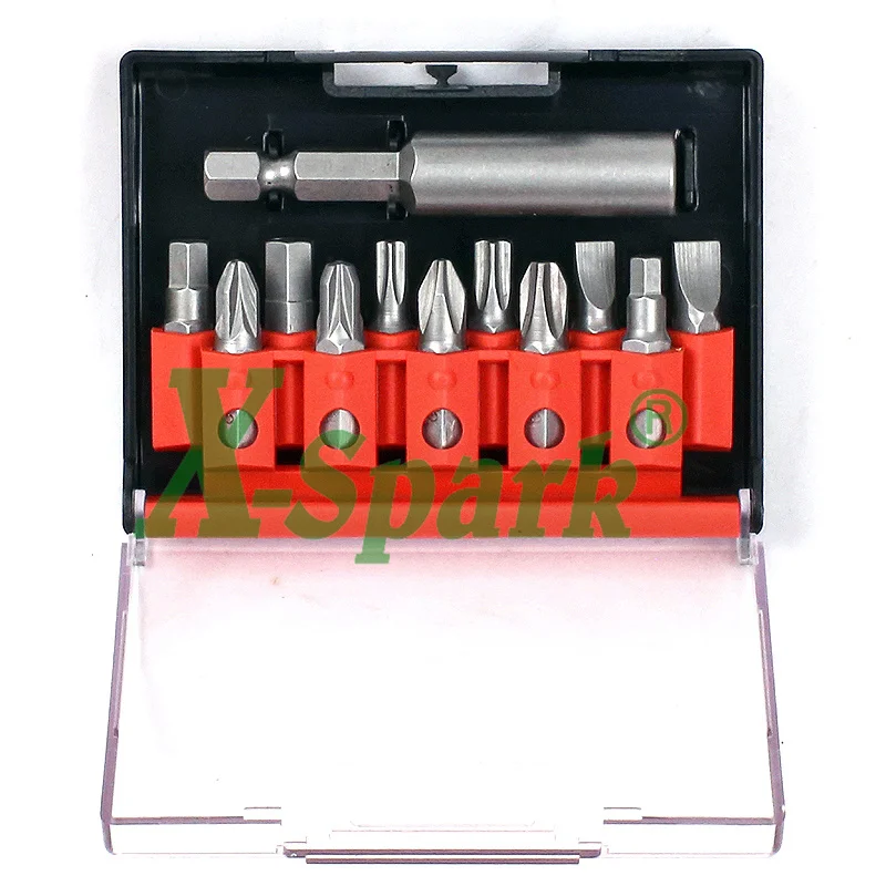 Non Magnetic S2 Stainless steel tools screwdriver bits car tools box set mechanics