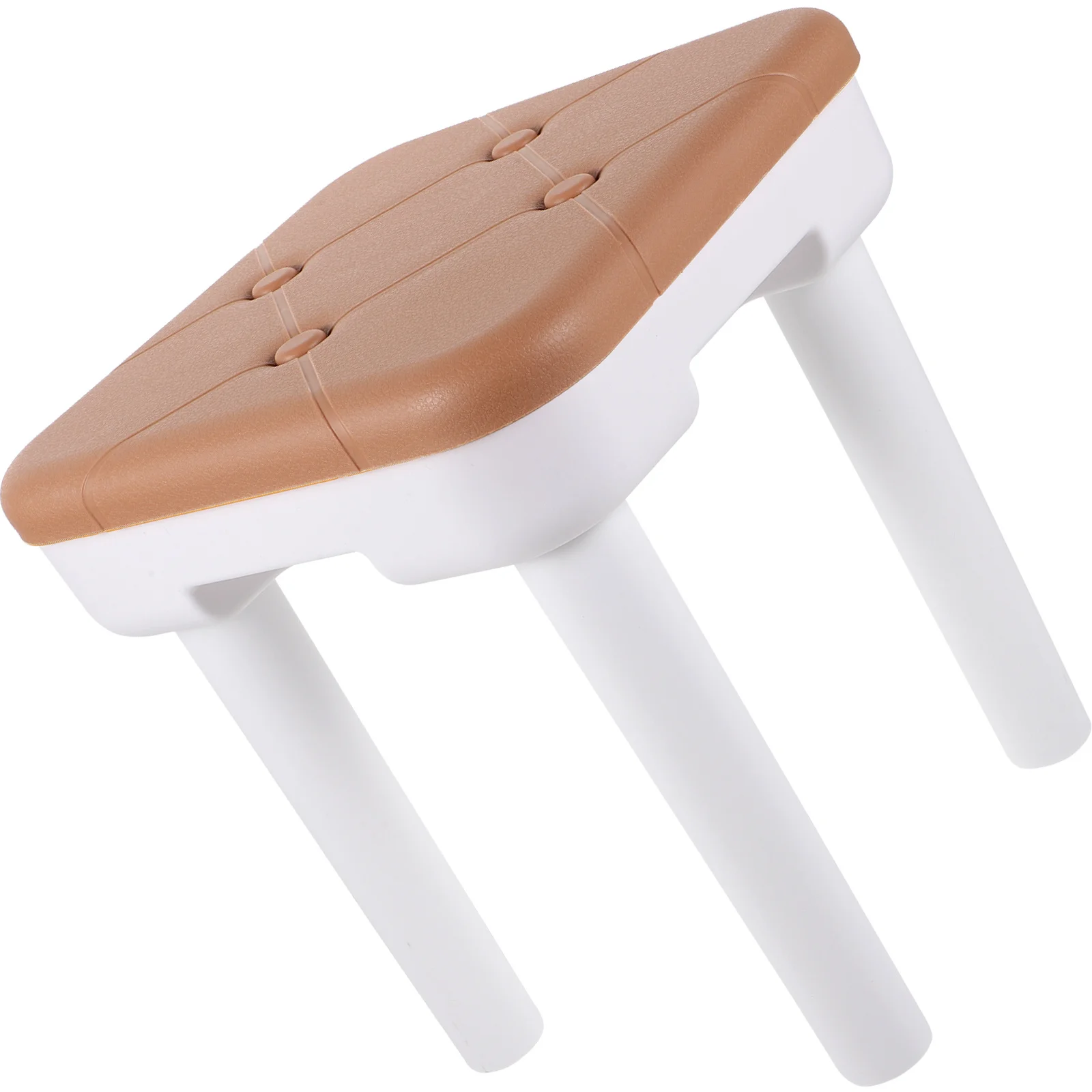 مقعد تقليد قوي مضاد للانزلاق، مقعد صغير منخفض القدم لتغيير الأحذية المنزلية ولوحة القراءة #4