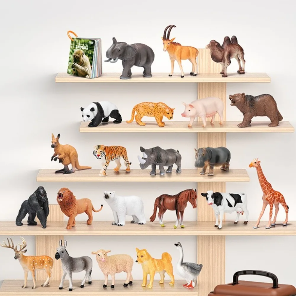 Simulation Farm Animal Model Toy Poultry Realistic Animal Action Figures Science Education Lifelike Animal Figurines Collection