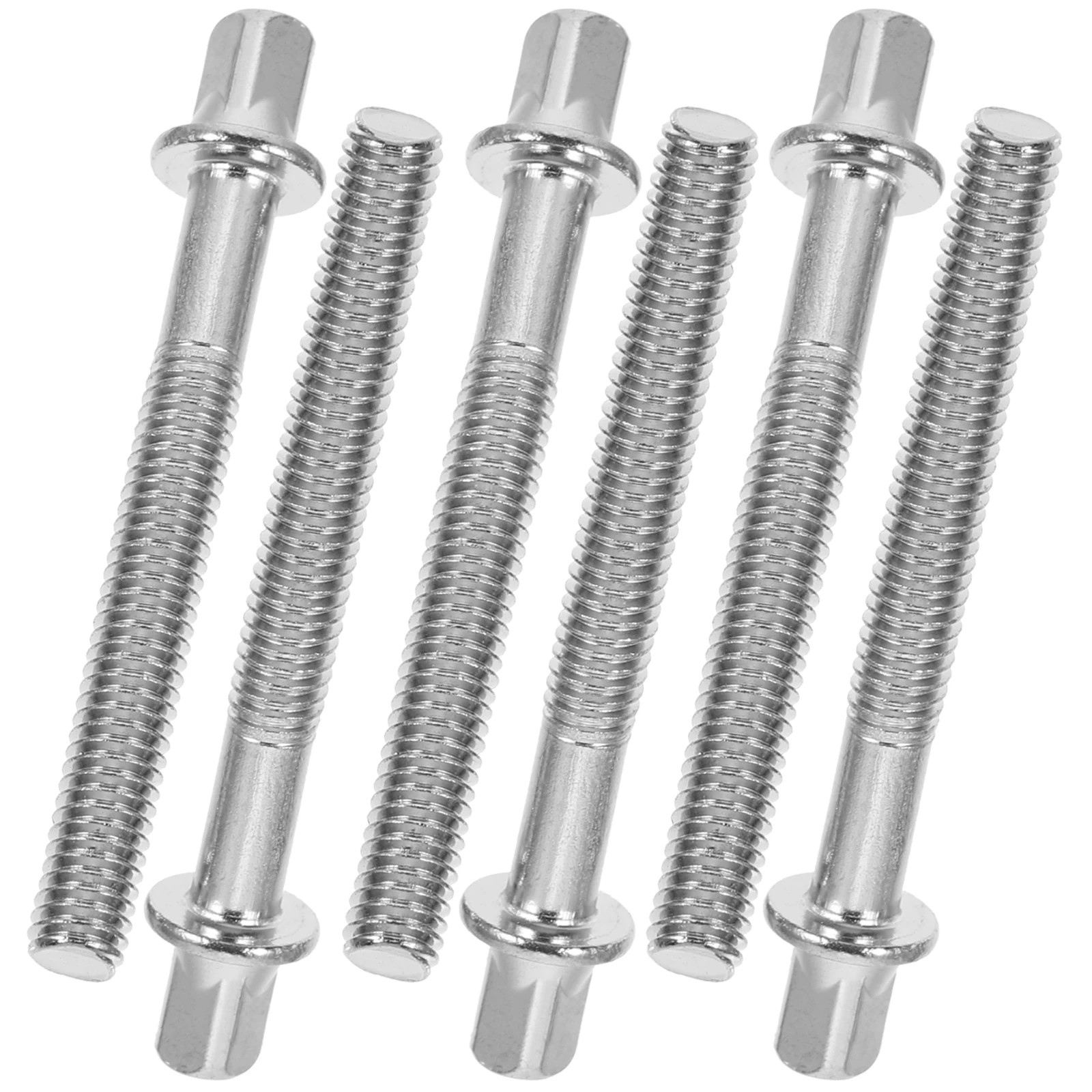 

6Pcs Jazz Drum Tension Rod Screw Durable Easy Operate Portable Professional Musical Accessory Drum Mounting Screws