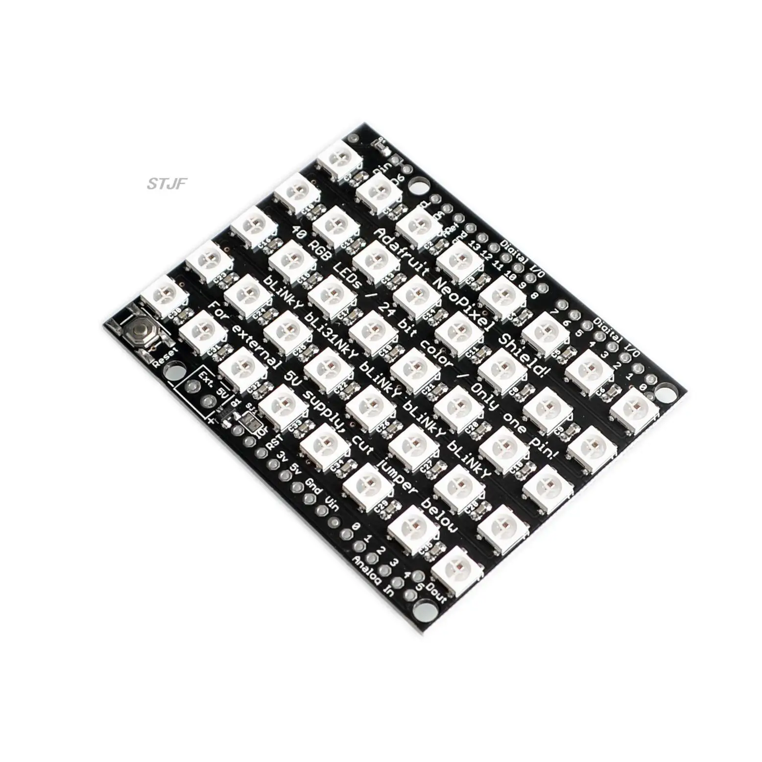 Pelindung Matriks Piksel LED RGB 40 bit WS2812