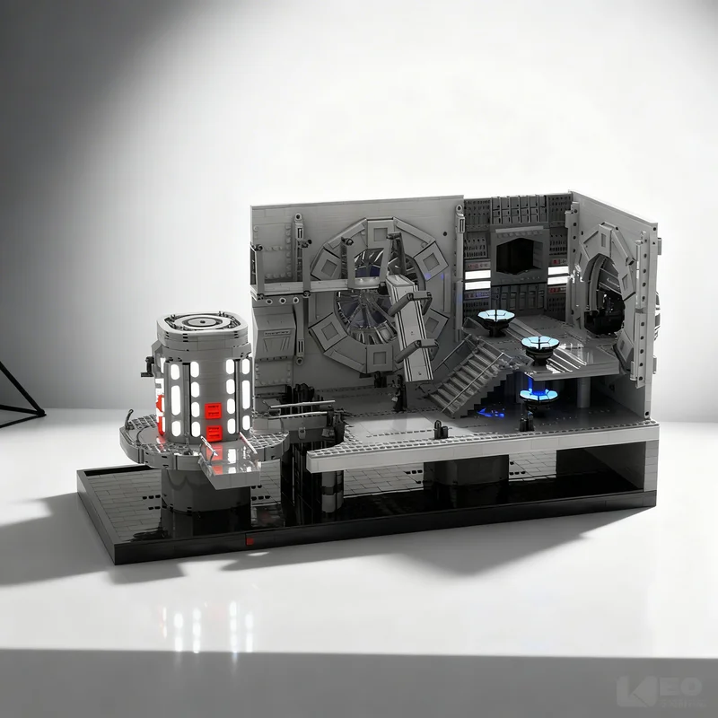 

5363pcs MOC SW Large diorama Battle on Death Star Emperor Model Building blocks Architecture Christmas gifts toy idea Education