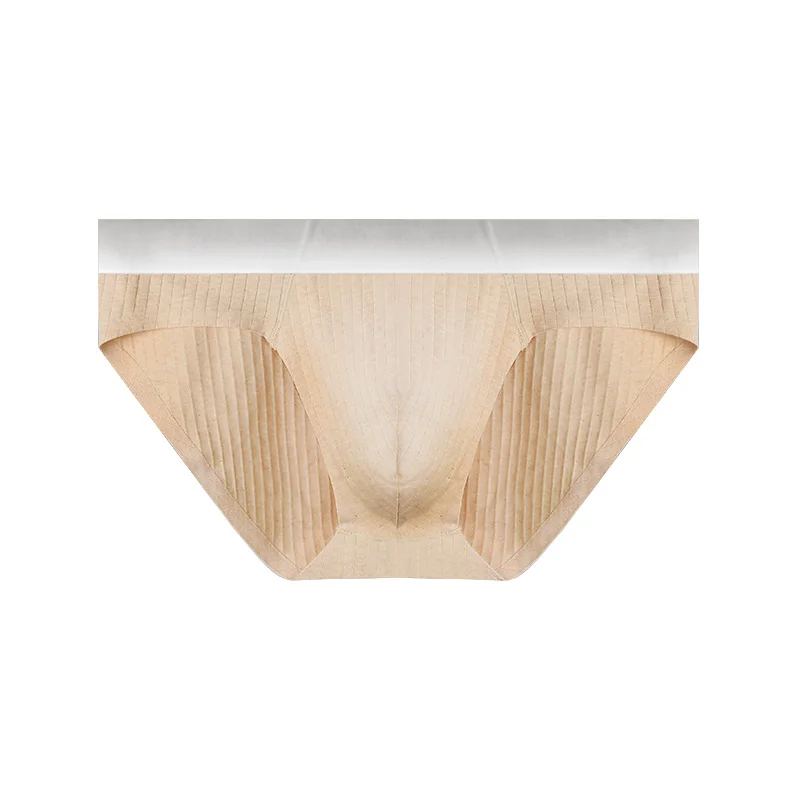 

Men's anti-bacterial underwear men's color cotton seamless summer thin three-legged pants boys sports breathable triangle bottom