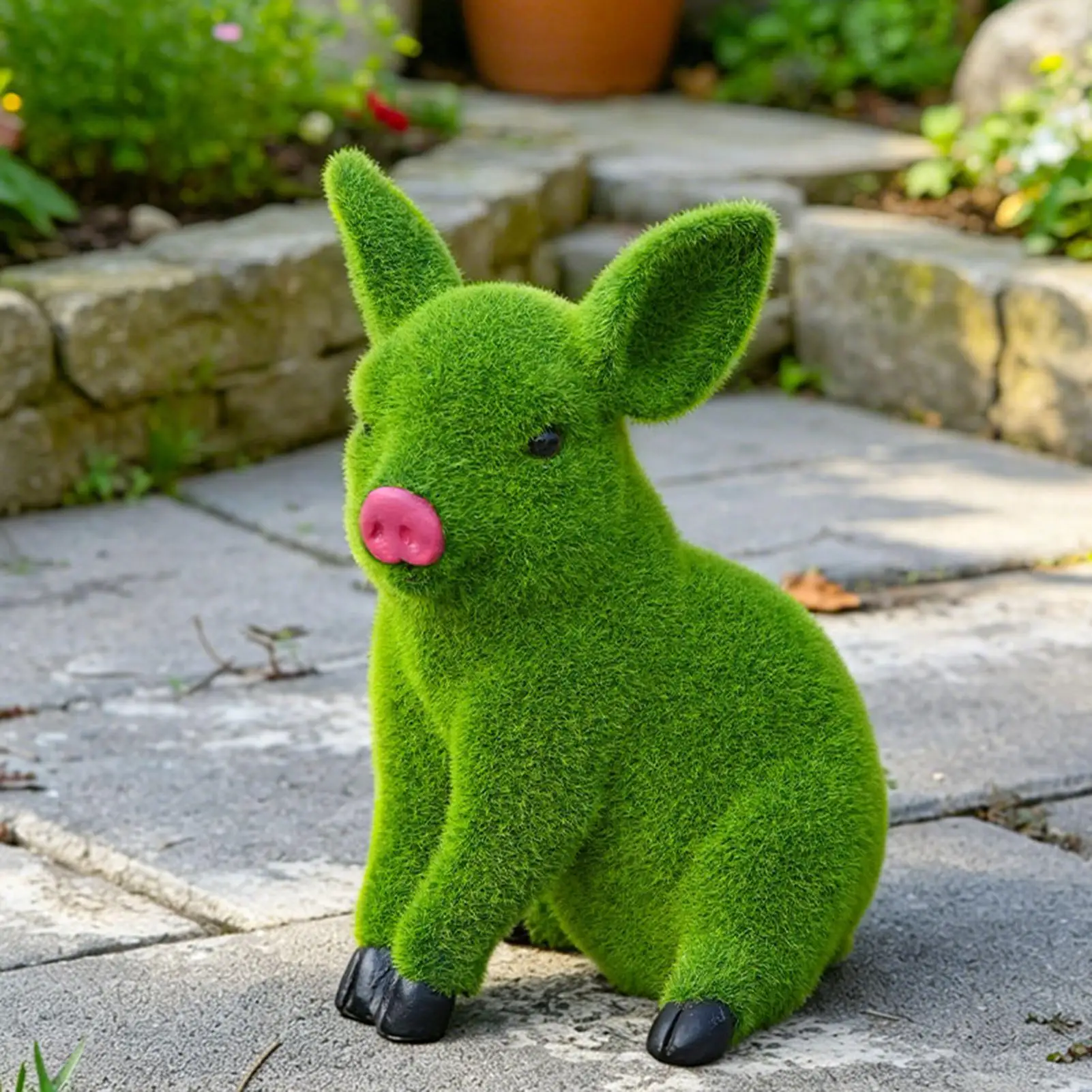 

Outdoor Animal Statues Flocked Animal Decorations Yard Statues For Lawn Backyard Porch Patio Terrace Balcony Landscape Wedding