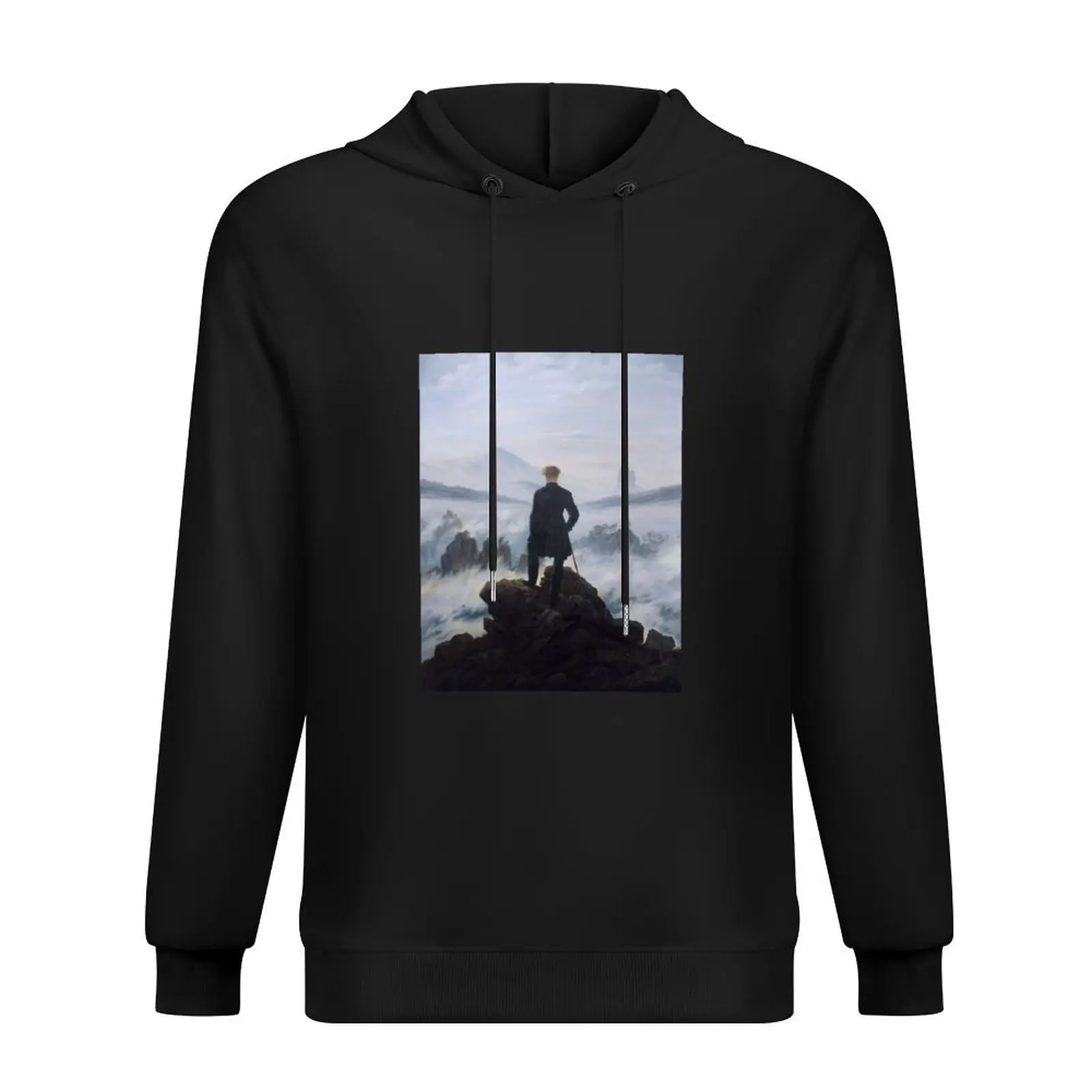 

Wanderer above the Sea of Fog - Caspar David Friedrich, 1818 Hoodie men's coat fashion men korean style clothes hoodies for men