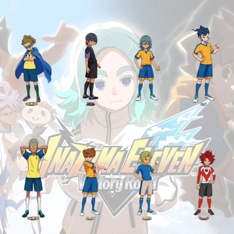 Anime Inazuma Eleven: Victory Road High Transparency Double-Sided Printed Acrylic Stand Keychain Decoration Football Gifts Toys
