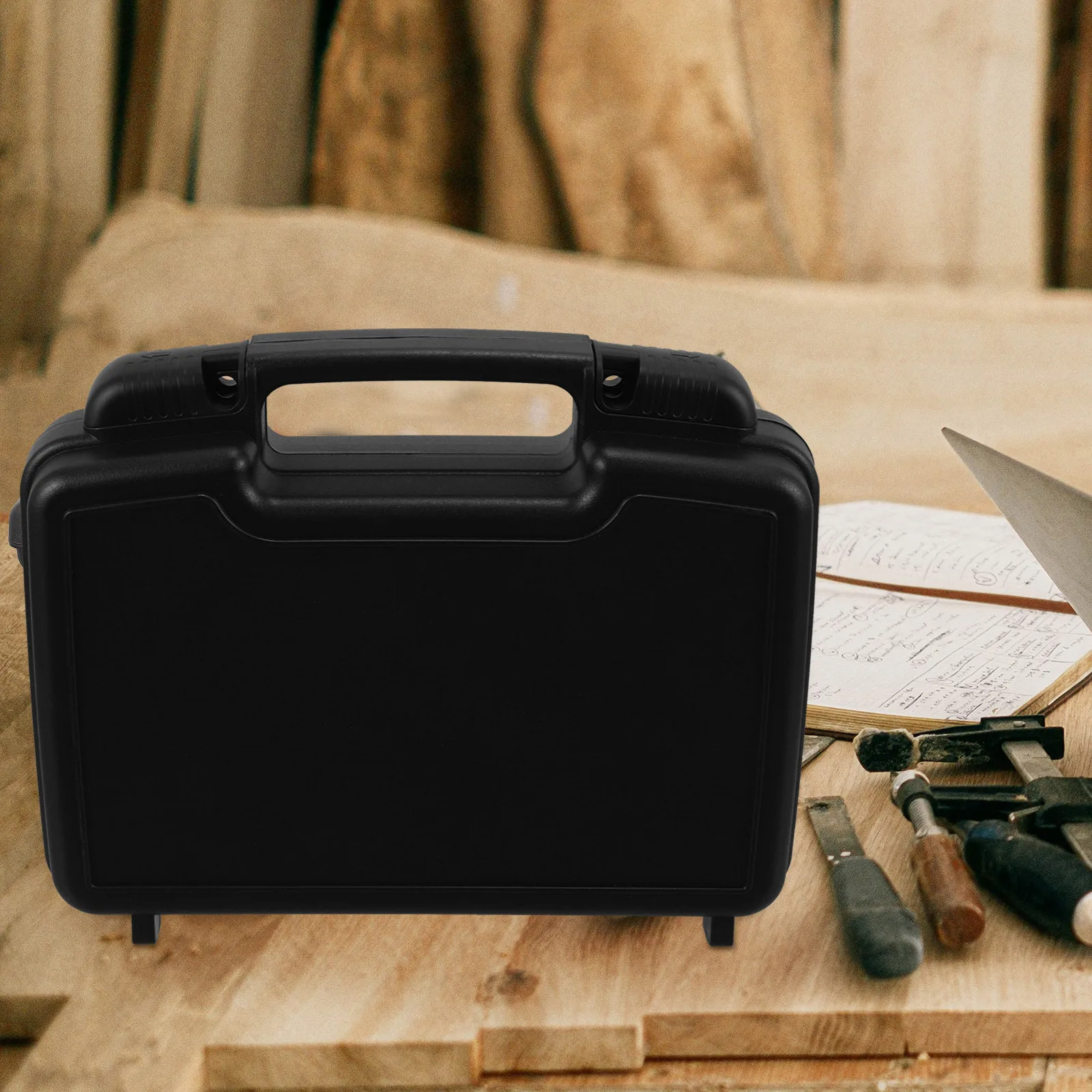 Caja de herramientas multifuncional portátil, estuche de almacenamiento de herramientas de plástico, Maleta de viaje, organizador de mano, estuches de herramientas vacíos