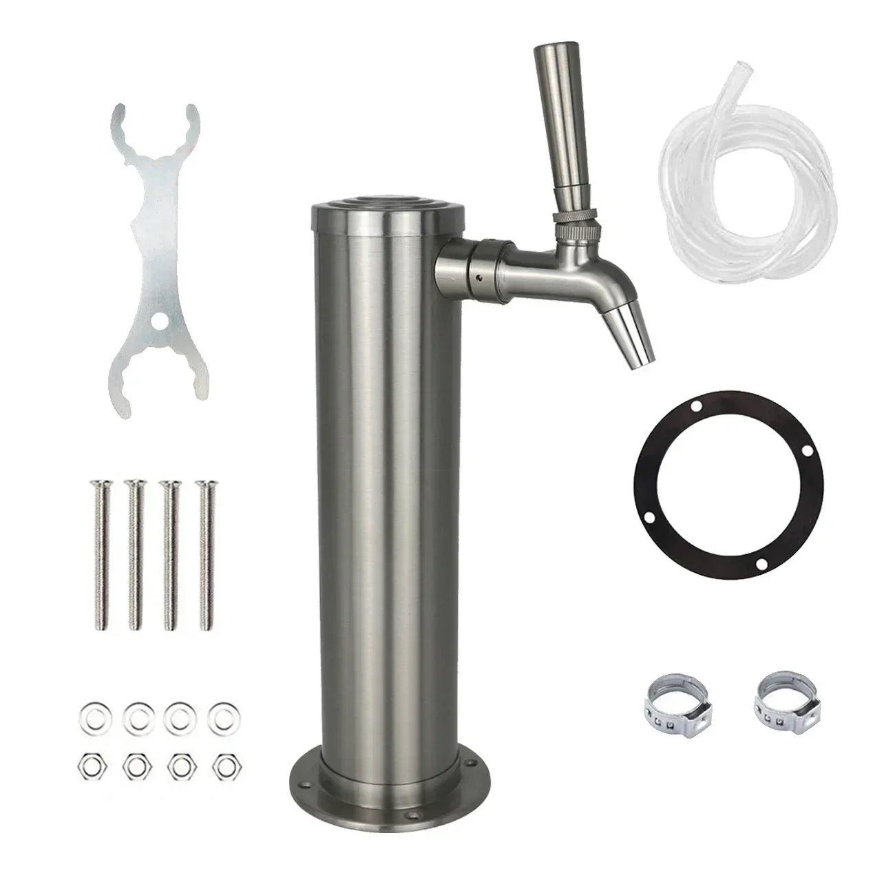 

Лидер продаж, кран из нержавеющей стали с покрытием, пивная башня для диспенсера для черновых напитков, бочонок Kegerator