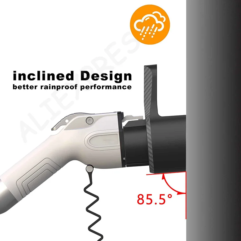 NewEV Supporto per caricabatterie Fondina Dock per veicolo elettrico Tipo 1 J1772 Cavo di ricarica Protezione extra Wallbox leader