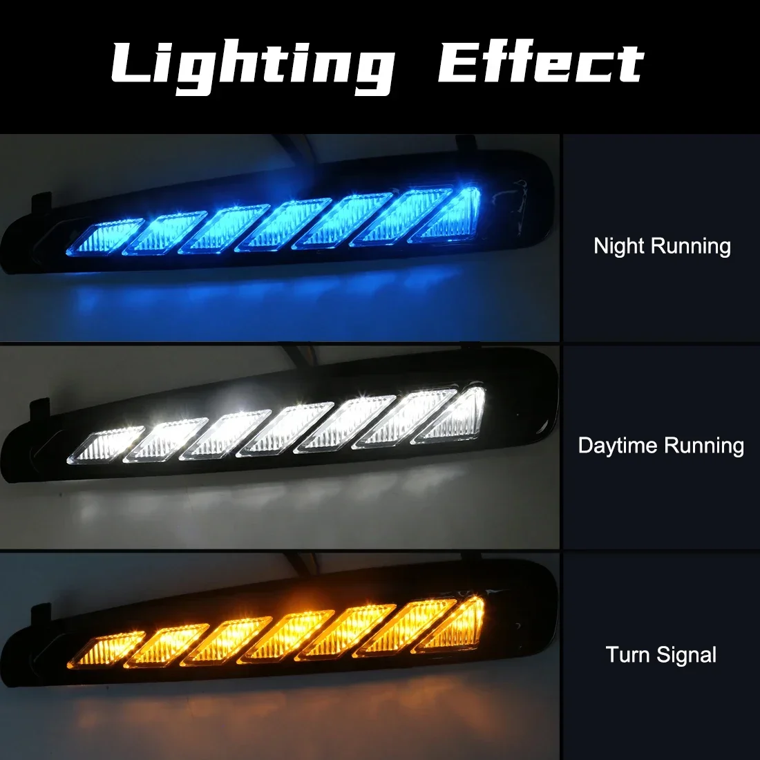 3 Colors LED Fog Lamp Car Parts For Chevrolet Monza 2023 Daytime Running Lamp Start-up Animation Dynamic Turn Signal Headlight