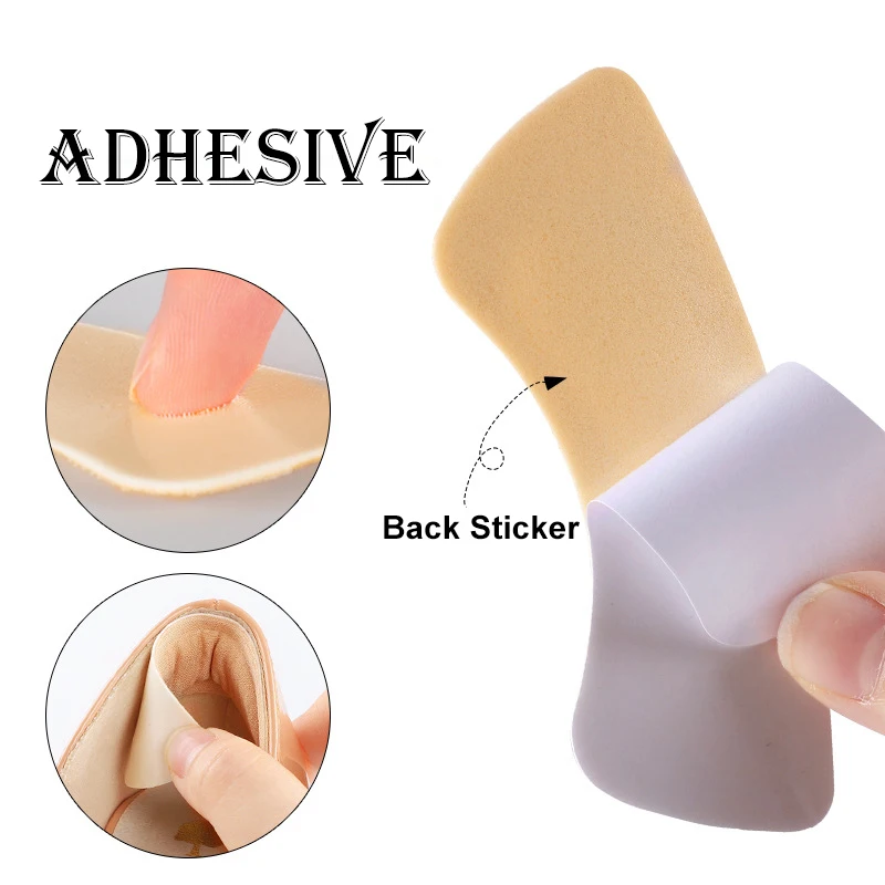 1/2/5Pairs Heel Insoles Patch Pain Relief Anti-wear Cushion Pads Feet Care Heel Protector Adhesive Sticker Shoes Insert Insole