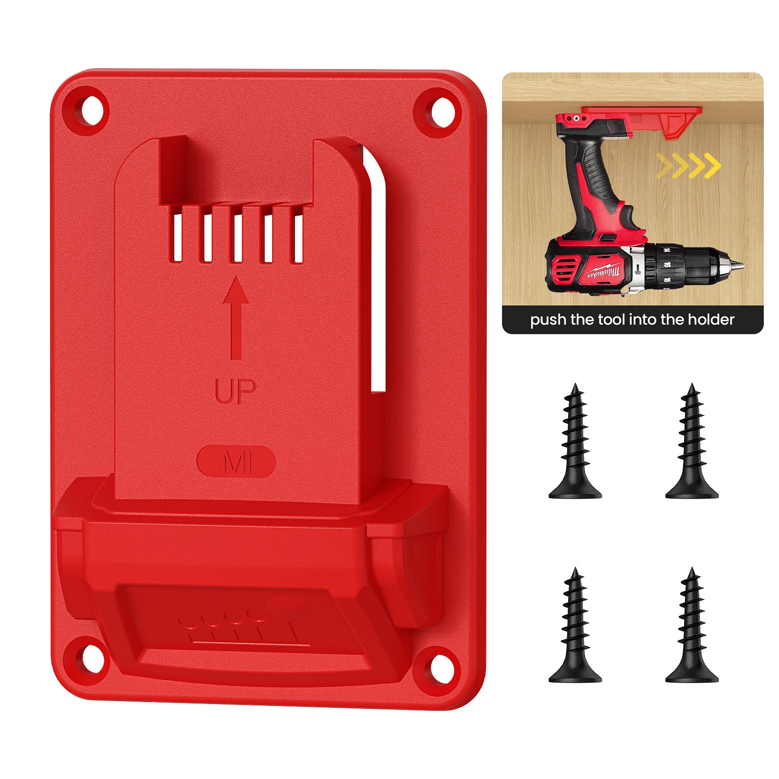 For Dewalt/Milwaukee/Makita/Bosch/Ridgid/AEG 18V Battery Tools Machine Holder Wall Mount Tool Bracket Fixe Device Tool Holder