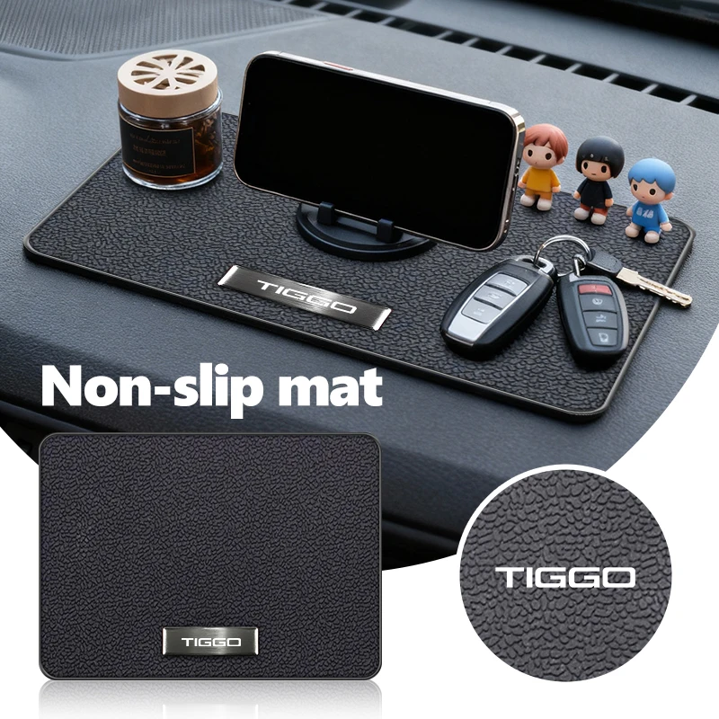 Car Dashboard Anti-Slip Sticky Mat Phone Key Non Slip Storage Pad For Chery Tiggo 3 TIGGO 4 5 7 PRO 8 plus 3x 3xe‌ 5x‌ 5 Pro