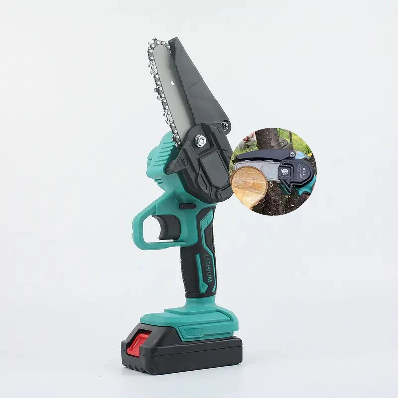 

Most Popular Electric Lithium Battery Chainsaw 4 Inch Wood Cordless Chain Saw Rechargeable