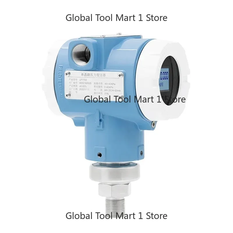 

LEF-OO Monocrystalline Silicon Pressure Sensor 4-20mA HART IP67 For G-s Liquid Steam Pressure Measurement