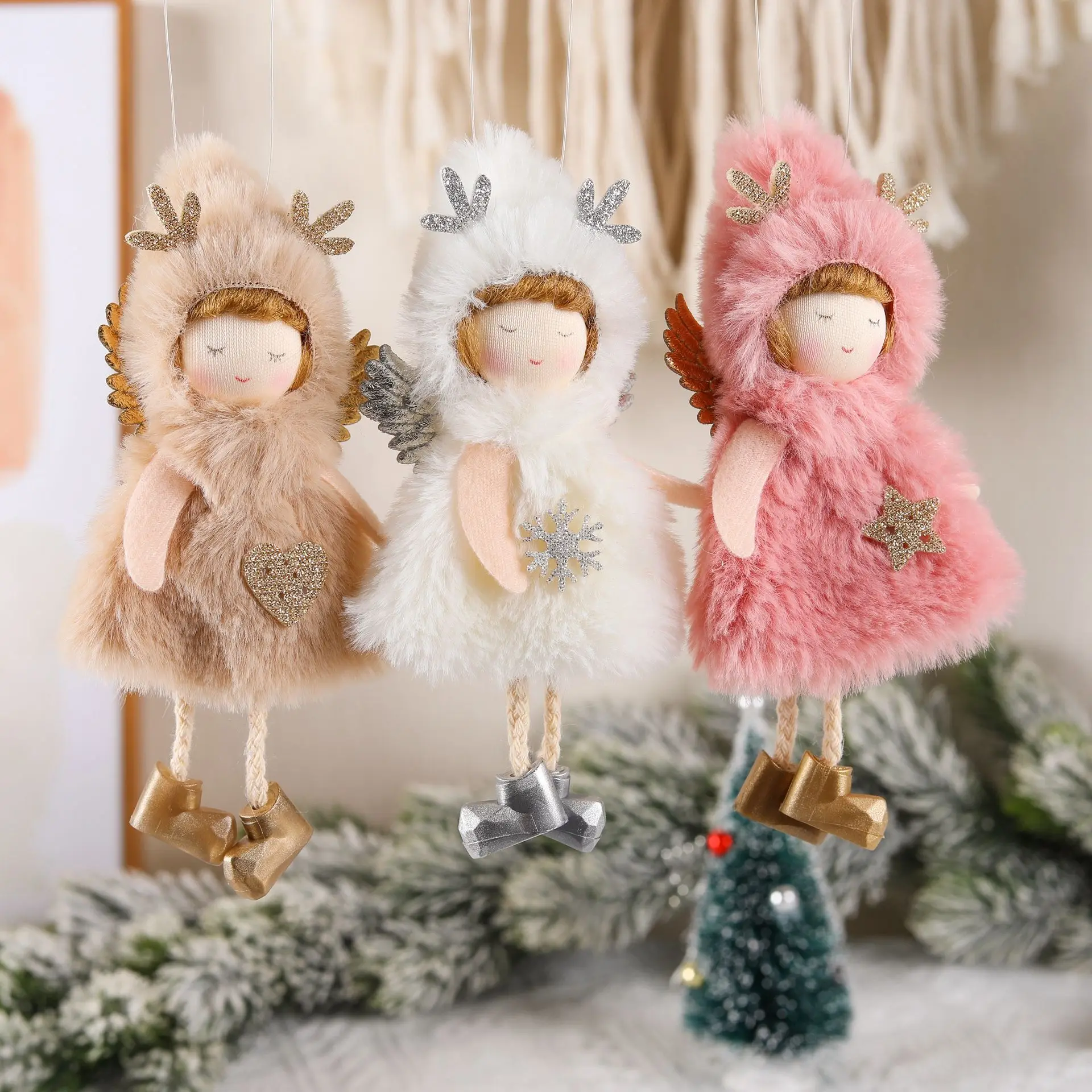 2022 Christmas Angel Doll Pendant Christmas Tree Ornament