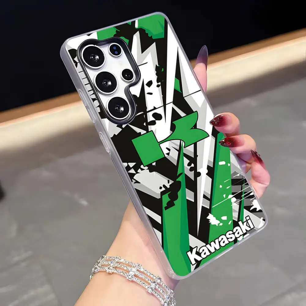 Famous K-Kawasakis Phone Case For Samsung S26 S25 Plus S24 Plus S22 Ultra S23 FE S21 Plus S21 Ultra Jelly Cover
