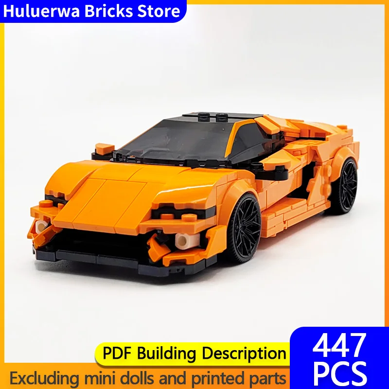 

Speed Racing Car Model MOC Building Bricks Temerario Hypercar Modular Technology Gifts Holiday Assemble Children Toys Suit