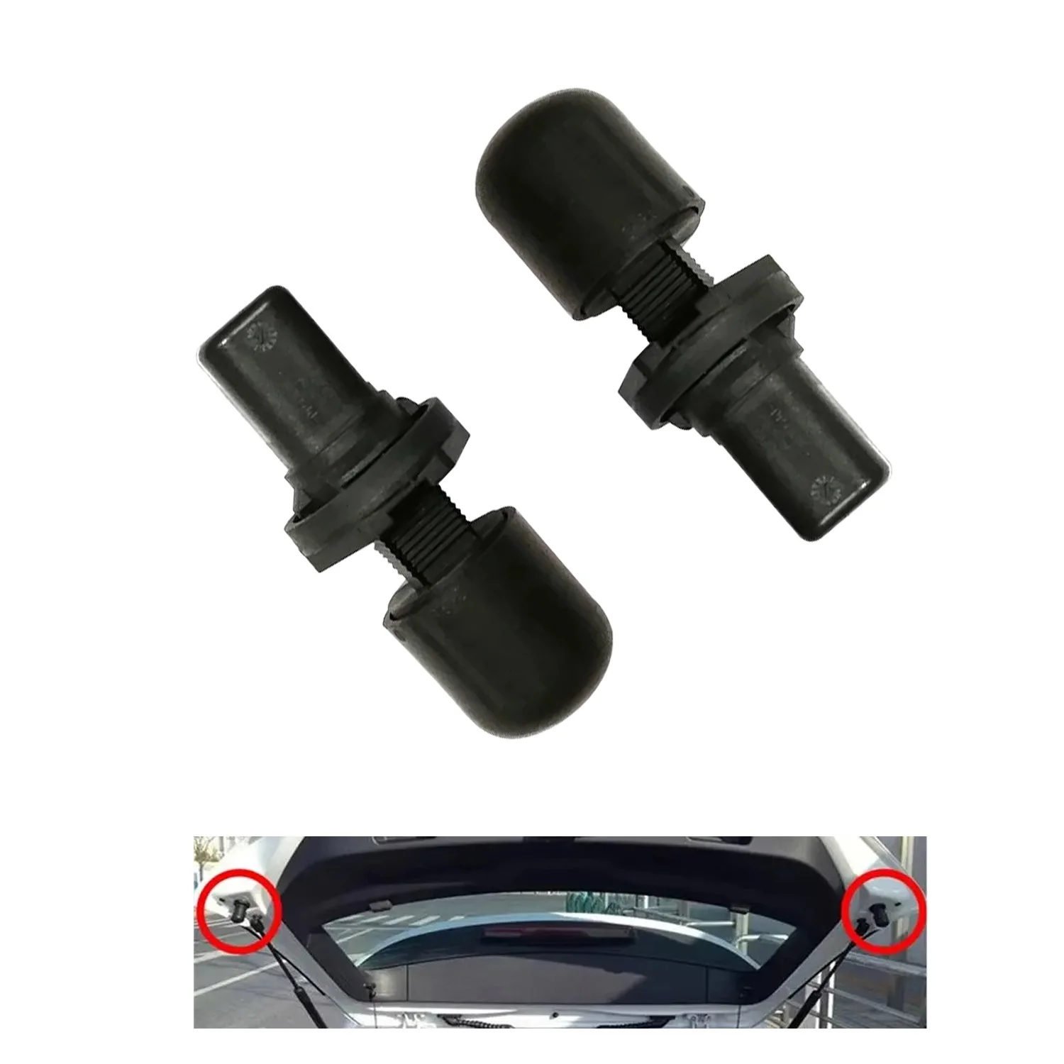 Bloque Amortiguador de Resorte para Maletero Trasero de Volkswagen Scirocco 2009-2014, Cojín de Resorte para Puerta Trasera