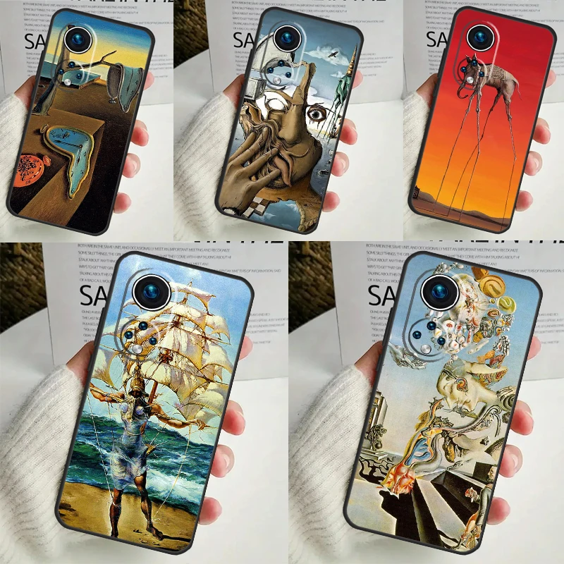 Salvador Dali Art Phone Case For Honor 90 Lite 50 70 Magic 5 6 Pro X6 X7 X8 X9 X6a X7a X8a X9a X9b X8b Cover