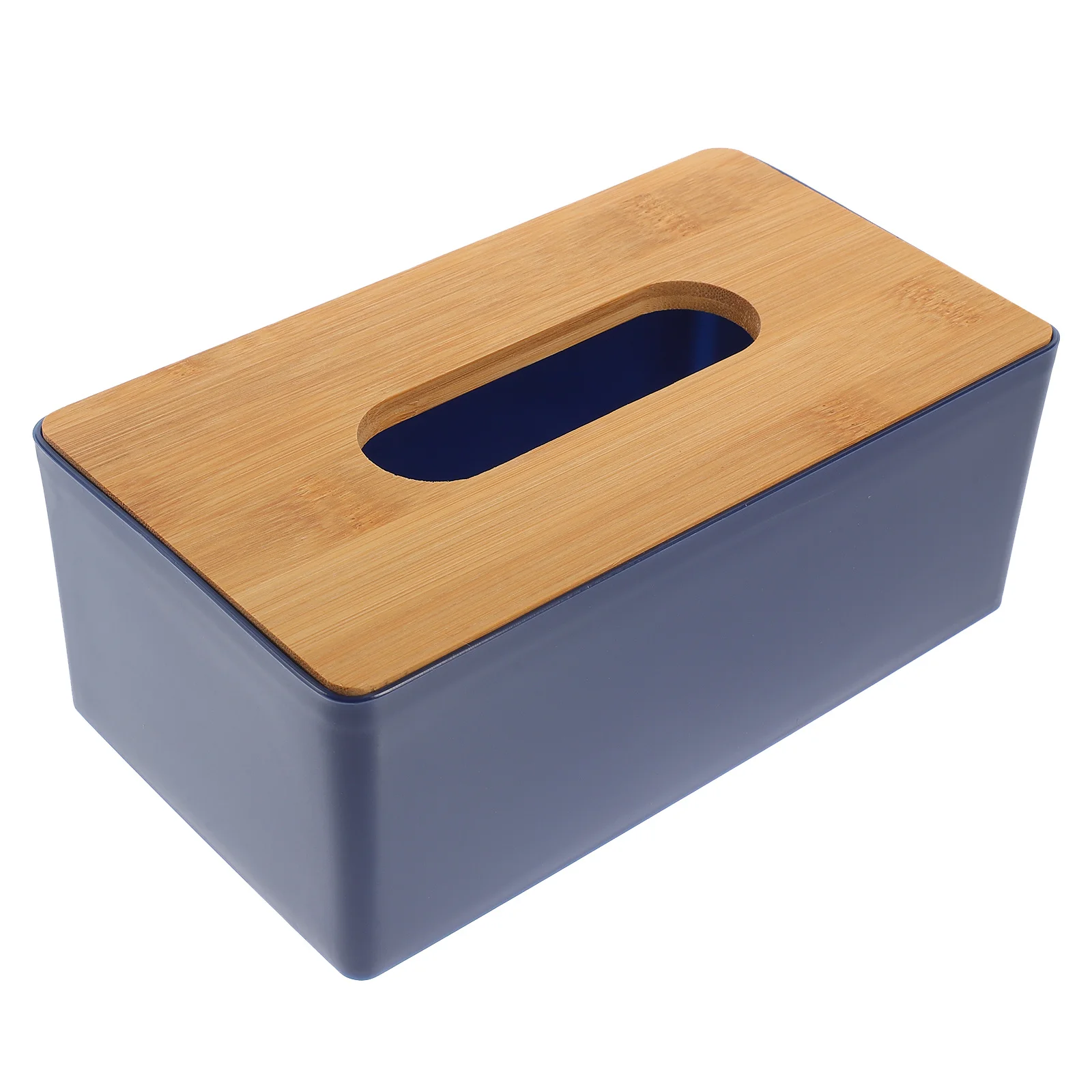 

Wooden Lid Rectangle Tissue Holder Napkin Storage Box for Desktop Bedroom Living Room Office Use Tissue Box Covers