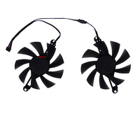 2Pcs/Set,85MM,GPU Cooler,For PARA ALSEYE RX580,For Ziway 51risc MLLSE rx 580 de 8gb,Graphics Card Fan,FL801512VB,FL8015 12VB