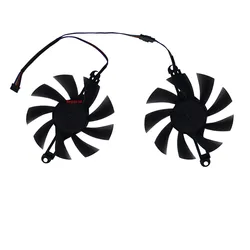 2 pièces/ensemble,85MM Ventilateur de carte graphique,Pour alseye RX580 de 8g,Pour sheli 51risc rx 580 de 8gb,Pour ziway rx 580 de 8g,Pour MLLSE rx580 8gb,FL8015 12VB