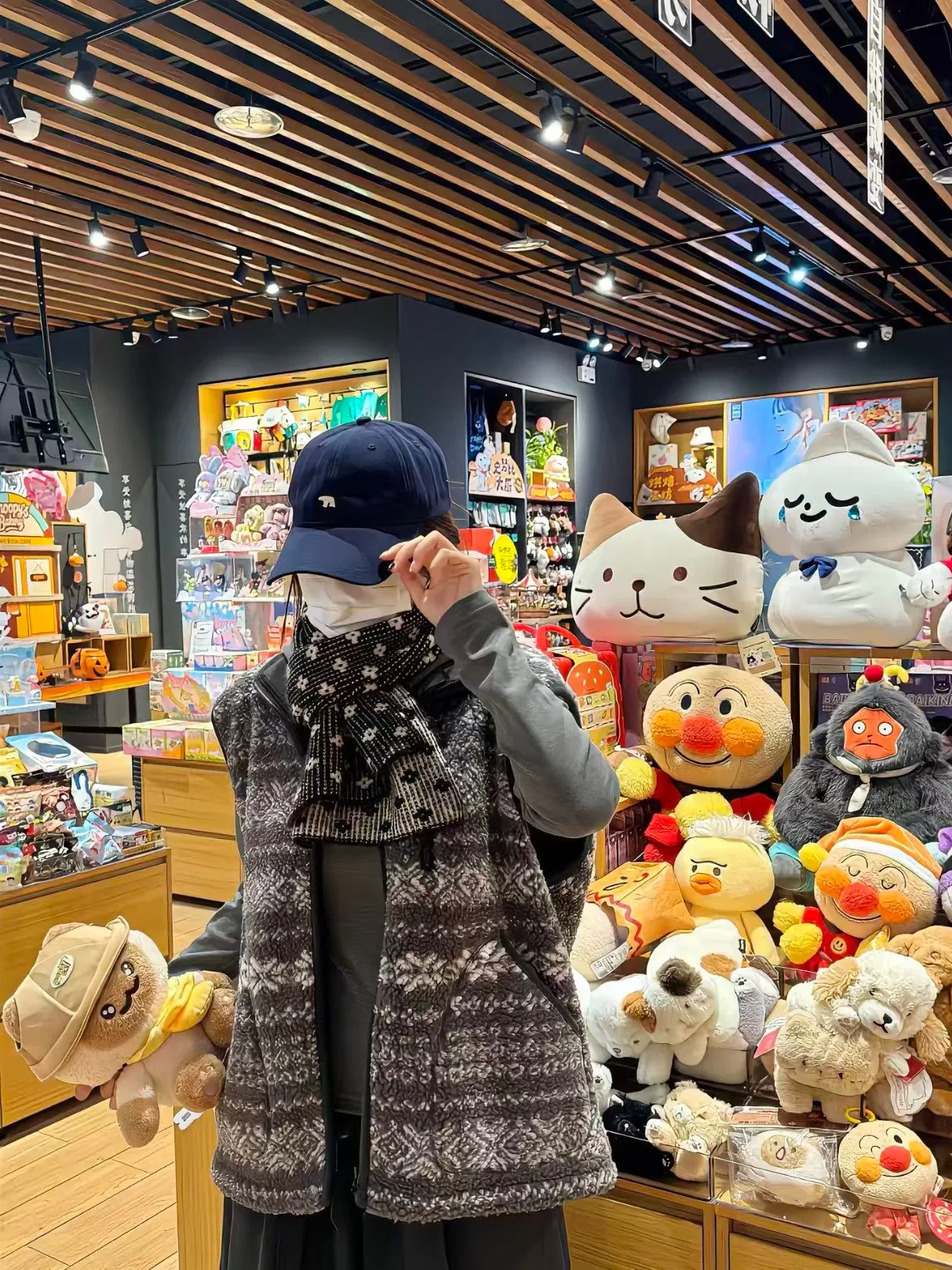 

Весна 2026 Женский жилет из искусственного меха под овчину с вышивкой в стиле Fair Isle, корейский стиль, приталенный крой, длинный рукав, куртка