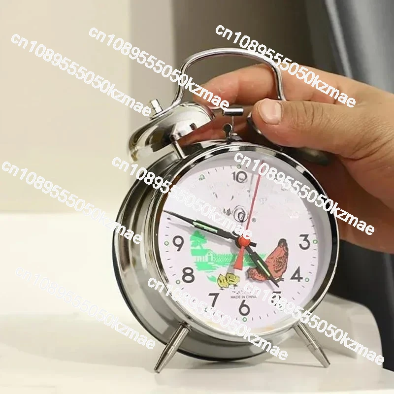 

Suitable for alarm clock retro mechanical manual desk clock desktop bedroom decoration