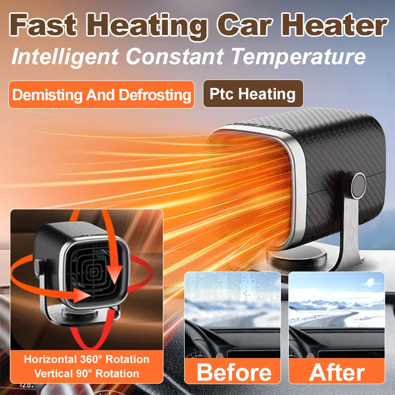 

Car Heater Quick Car Heater Mini Heating Defrost Car Heater Quick Heating Defogging Mini Heater