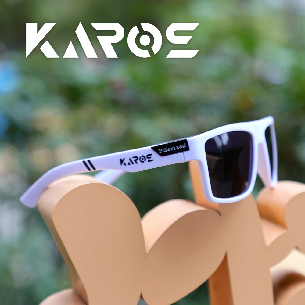 KAROS Mode Polarisierte Sonnenbrille für Männer und Frauen Luxus Fahren Angeln Reisen Vintage Quadratische Sonnenbrille für Herren UV400 Eyewear