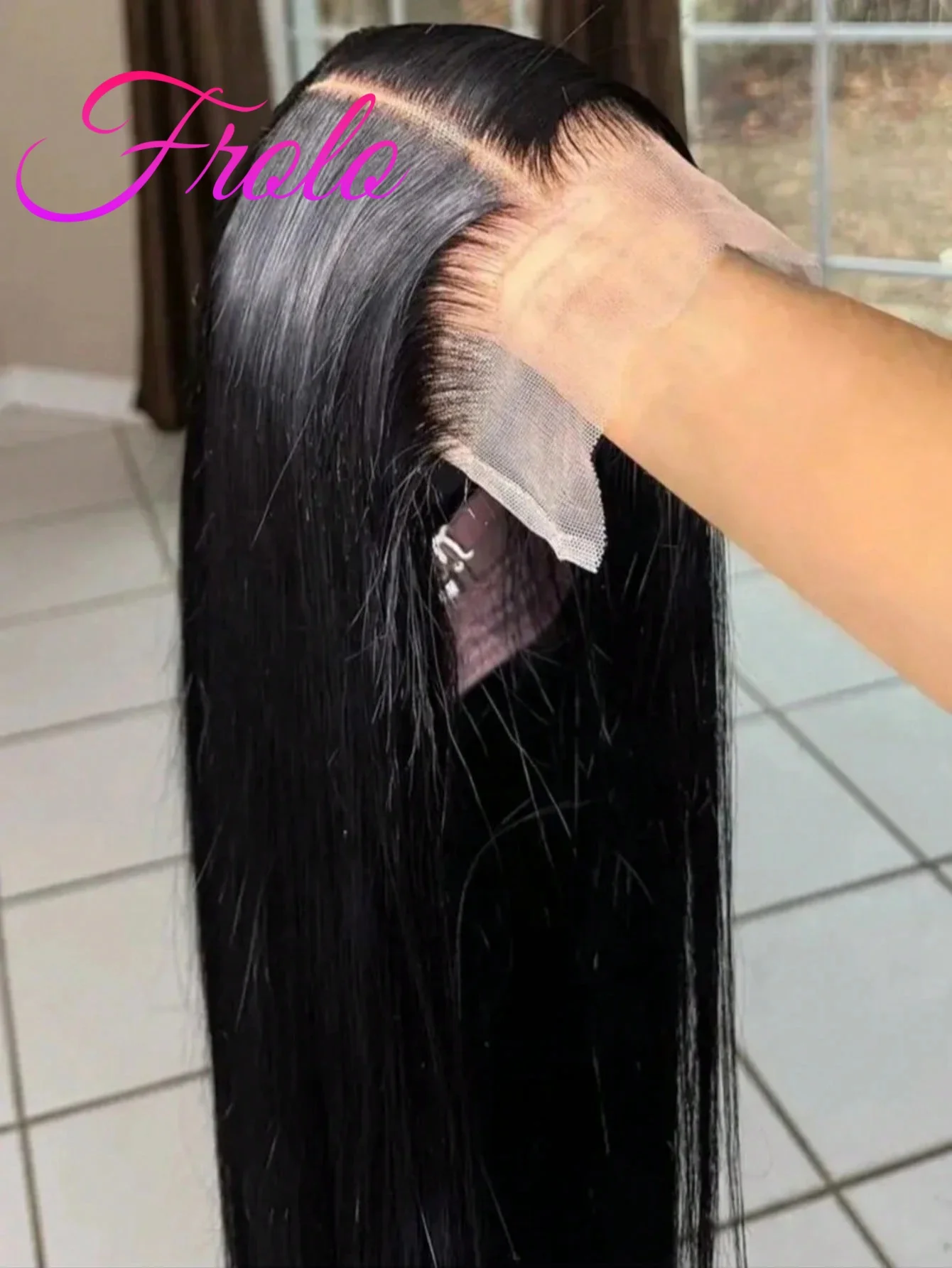 

40Inch 13X4 Lace Front Wigs Human Hair 200% Density Straight HD Lace Front Wigs Human Hair Pre Plucked Glueless Wigs Human Hair For Women With Baby Hair