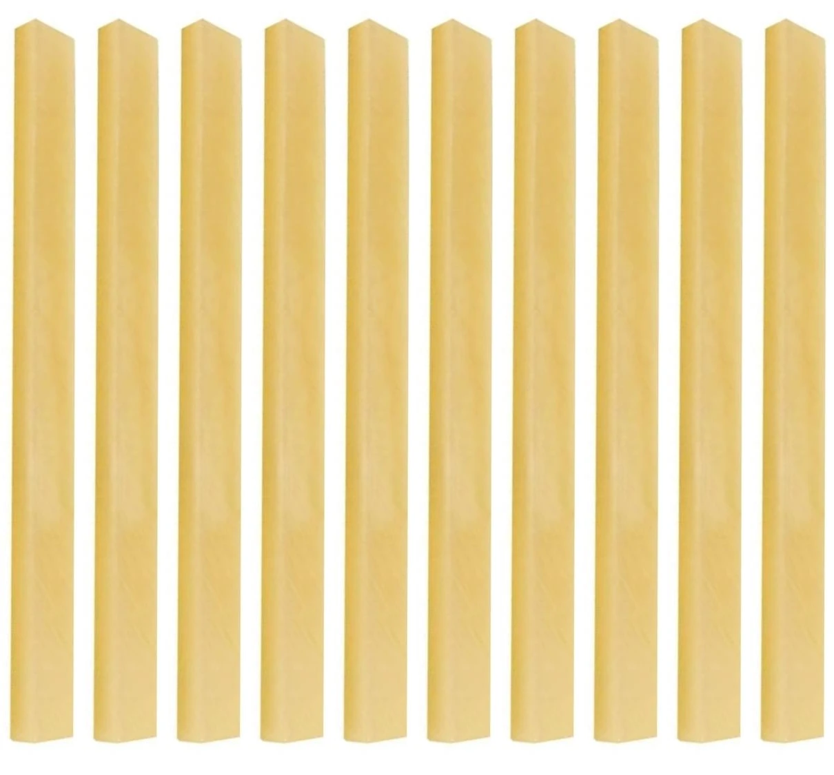 10x UNBLEACHED BLANK BONE 105x10x4mm Saddle Longer for guitar Ukulele Luthier