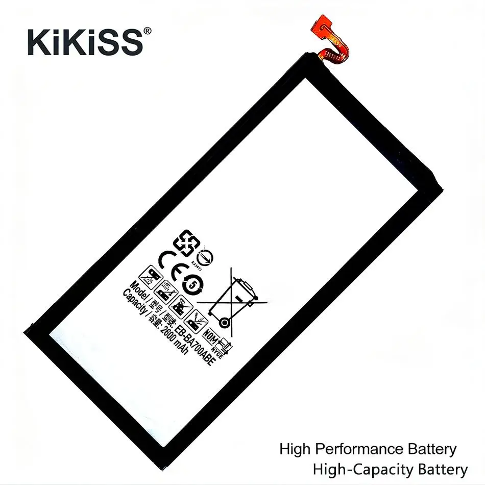 

Аккумулятор для мобильного телефона Samsung Galaxy A7 2015, версия A700 A7000, 2600 мАч, EB-BA700ABE, надежный источник питания, длительный срок службы