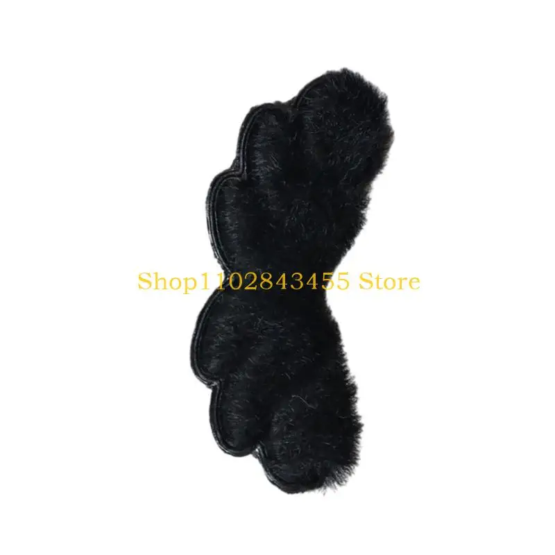 

49MC Handmade Hair Clip Plush Wing Appliques Sewing Headbands Accs Craft Supply