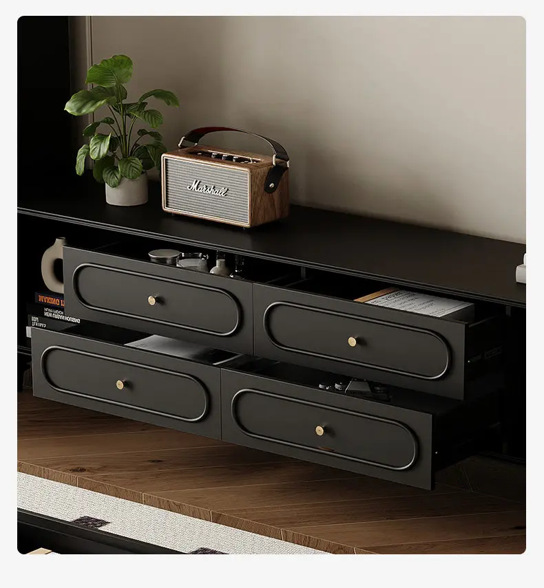 Full solid wood coffee table locker rectangular living room home tea table