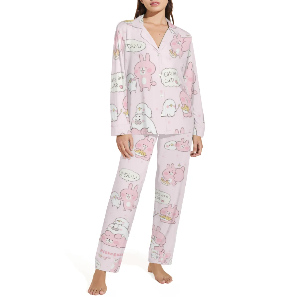 Chiikawa White pajamas, Minso's selected patterns, cute style