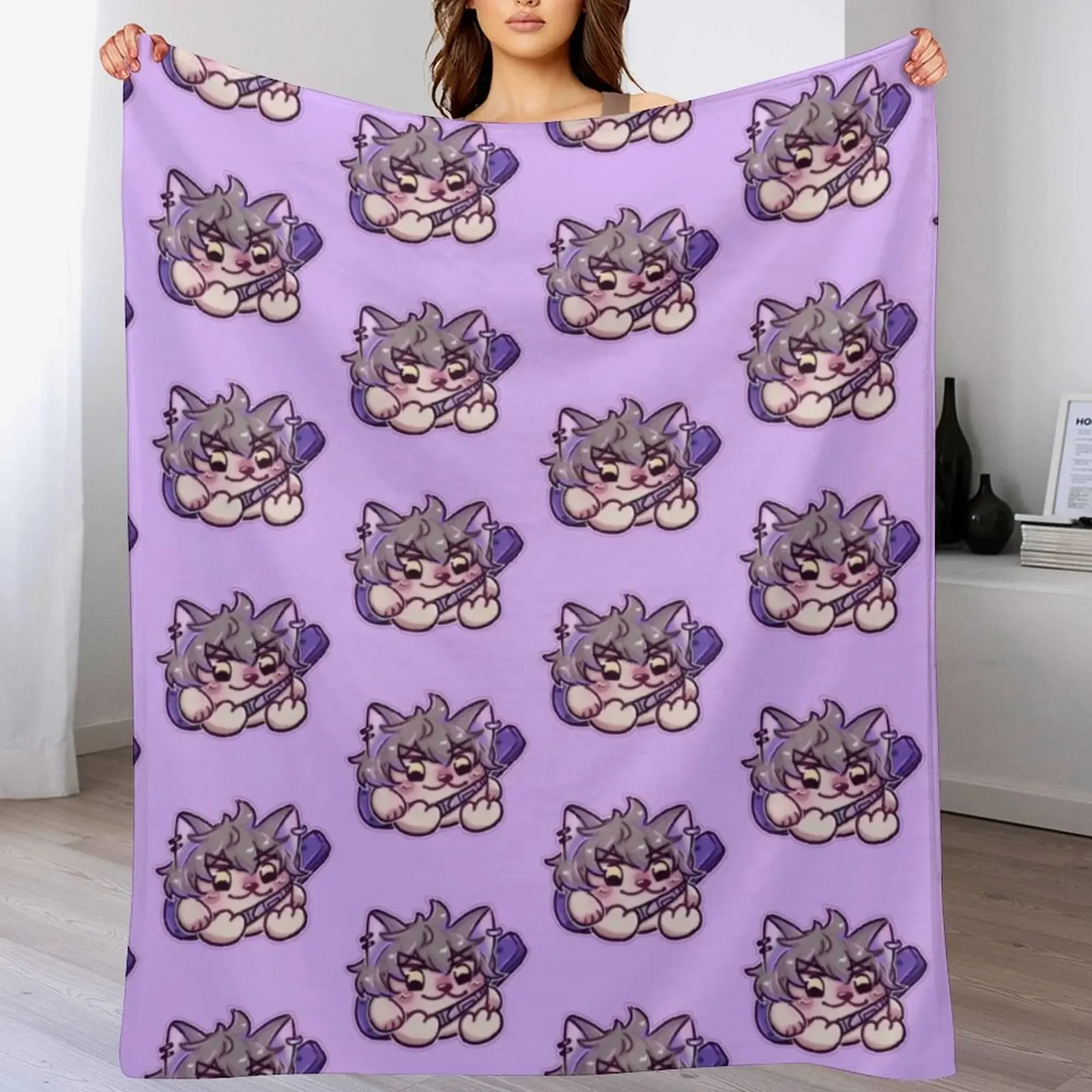 

koga ball Throw Blanket wednesday cosplay anime funny gift Blankets