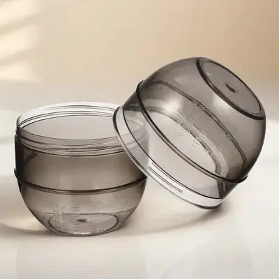 صبغ خلط كوب المزدوج علامات التخرج وعاء اللون لصالون المنزل استخدام مجموعة تلوين الشعر أدوات مادة البولي بروبيلين لون الشعر #6