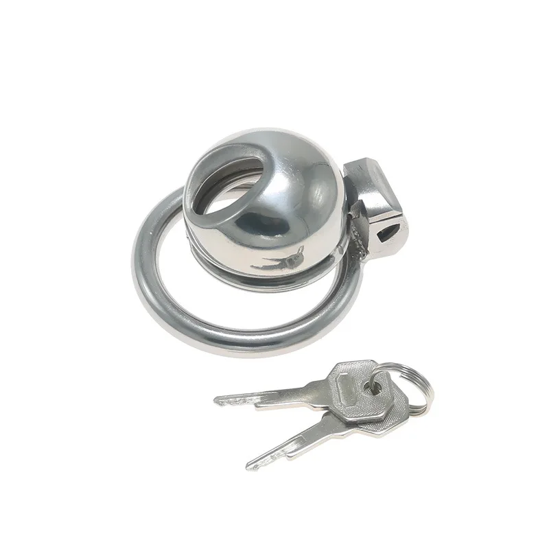 Metal Chastity Cage Stainless Steel Chastity Cage BDSM Anti-shedding Restraint Control Cock Ring Erotic Sex Toys For Men Gay - view 4