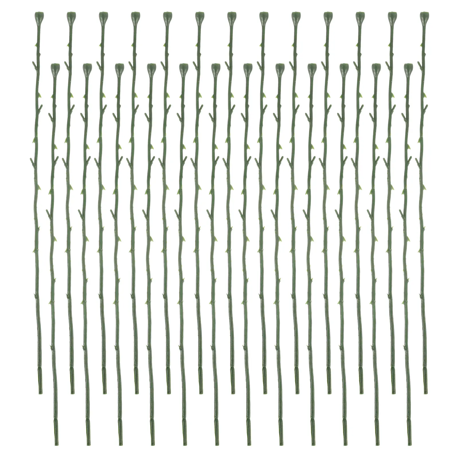 

50pcs Rose Stem made Material Artificial Flowers Hydrangea Stems Fake Flower Supplies Simulated Stems Floral Arrangement