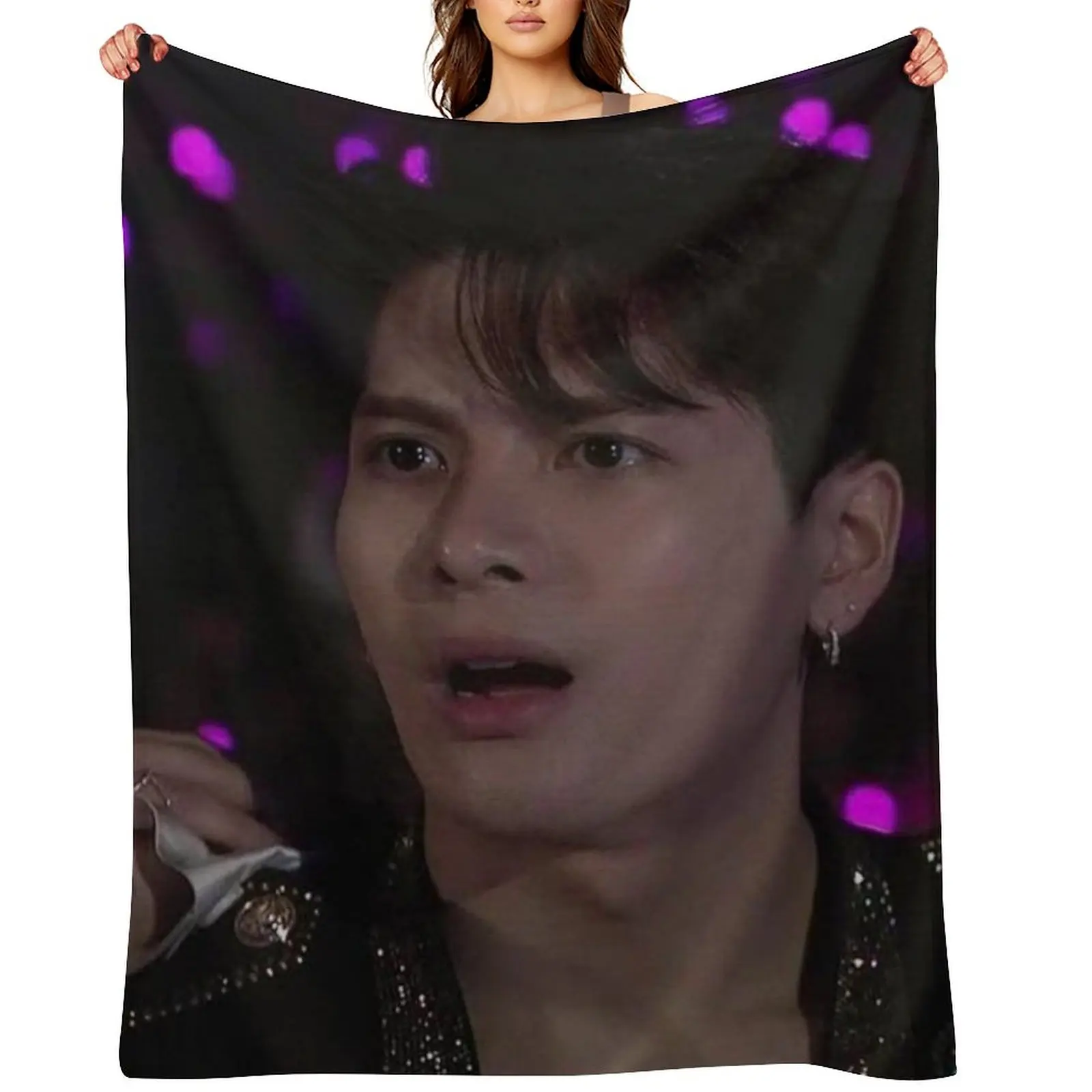 

GOT7 Jackson MAMA Meme Throw Blanket Softest Warm Luxury Brand warm winter Blankets